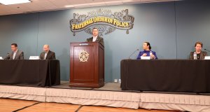 Council candidates praise police in OKC FOP forum OKC FOP forum