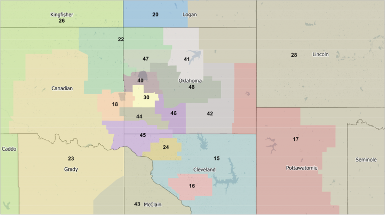 Proposed new Oklahoma legislative districts revealed