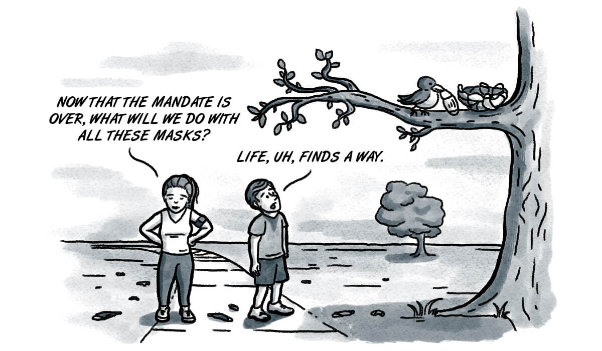 As mask mandate ends, remember not to litter