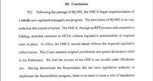 Supreme Court strikes down Stitt’s privatized managed care Medicaid plan managed care