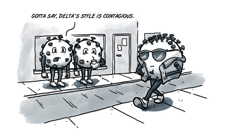 The delta variant is getting a little too trendy