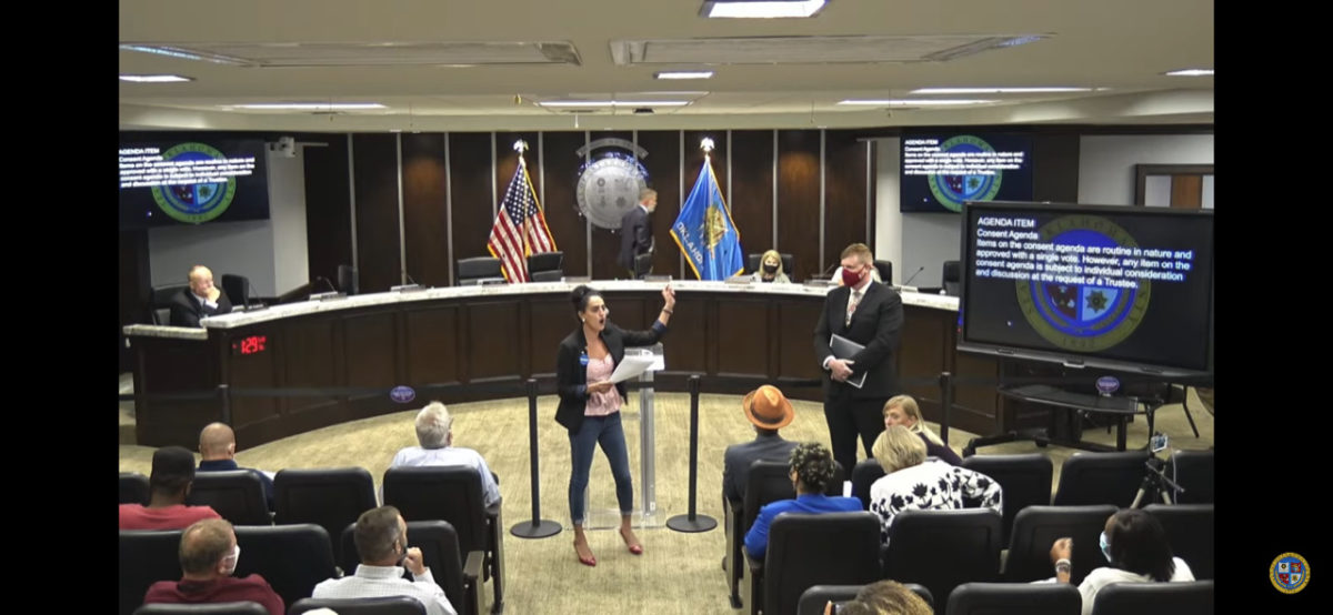 Action Committee presents report and public comment causes conflict at OK County jail trust meeting