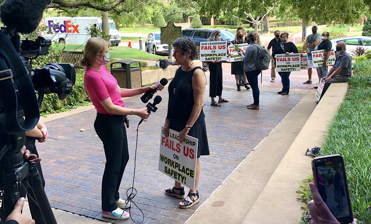 Faculty members ask OU to mandate masks, vaccines