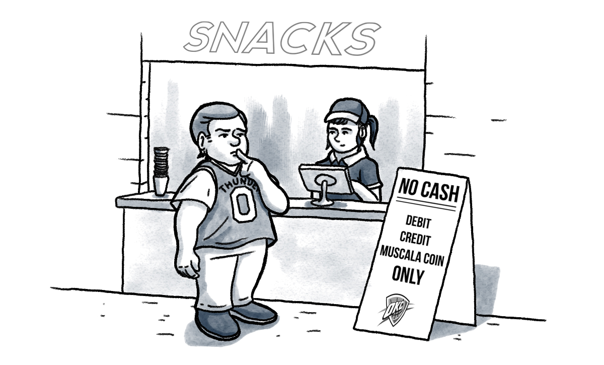 Will cashless OKC arena accept bizarre cryptos?