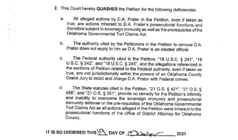 Judge Ogden quashes citizens’ grand jury application