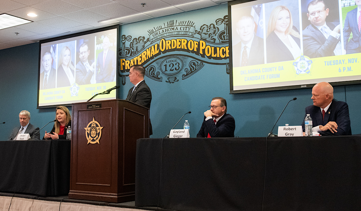 During forum, DA candidates differ on charges for OKCPD officers