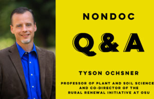 Tyson Ochsner: ‘Faith and love’ drive OSU’s Rural Renewal Initiative Rural Renewal Initiative