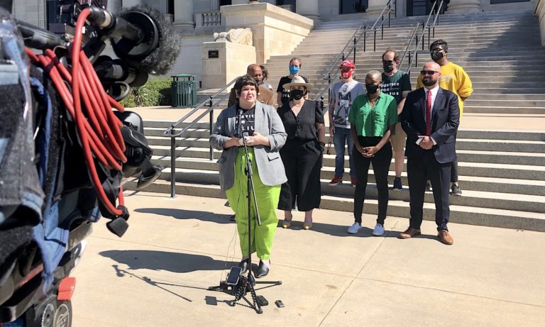 Activists submit signatures to call grand jury about David Prater