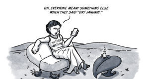 Oklahomans having the wrong type of Dry January dry January