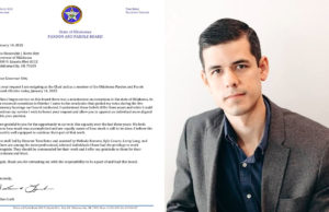 Adam Luck resigns from Pardon and Parole Board, Stitt appoints Edward Konieczny Adam Luck