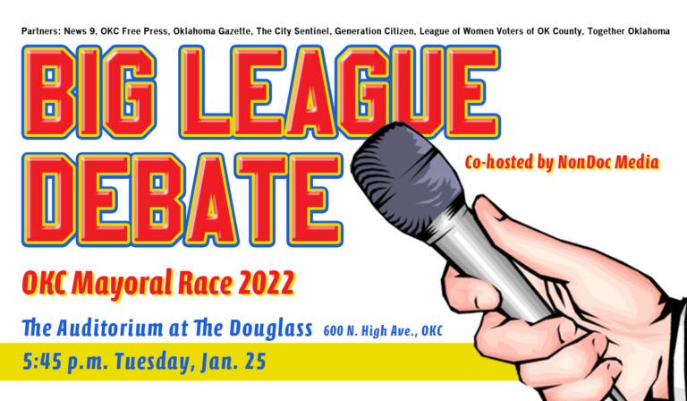 OKC mayoral candidates invited to Jan. 25 debate