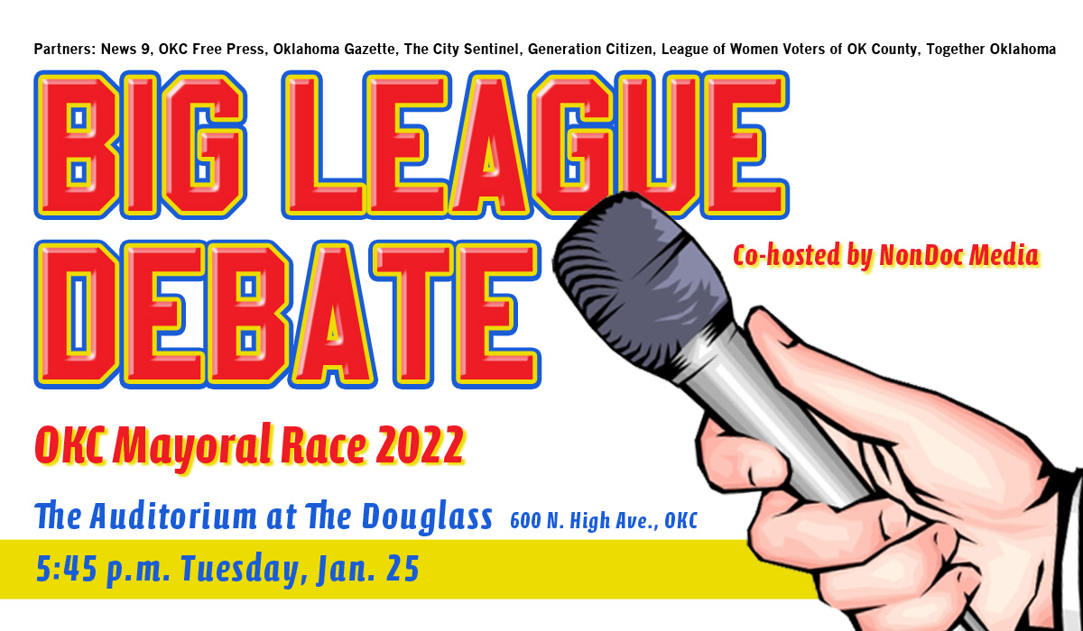 OKC mayoral candidates invited to Jan. 25 debate