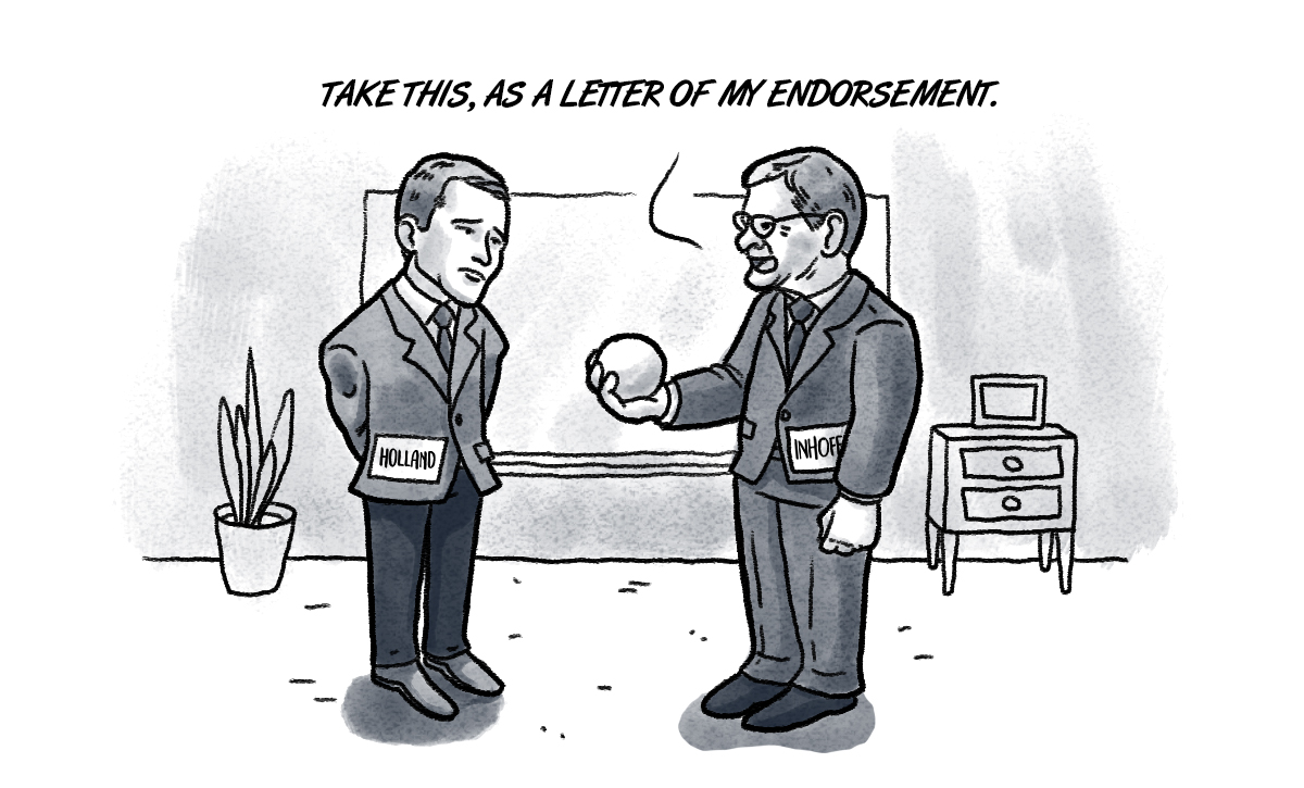 Does Holland have a snowball’s chance for the Senate?