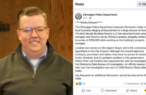 Police: Okmulgee Mayor Richard Larabee accused of embezzlement Richard Larabee