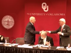Cawley and Purcell bid OU Board of Regents farewell OU Board of Regents, Michael Cawley, Chris Purcell
