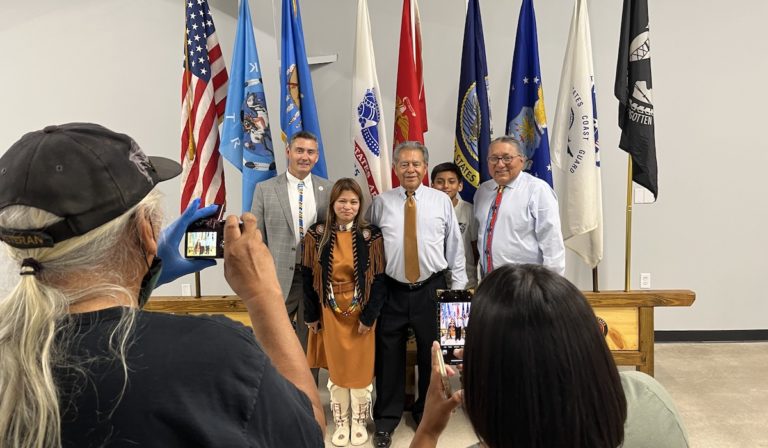 ‘People looking for hope’: Lawrence Spottedbird, Jacob Tsotigh sworn in as Kiowa Tribe executives