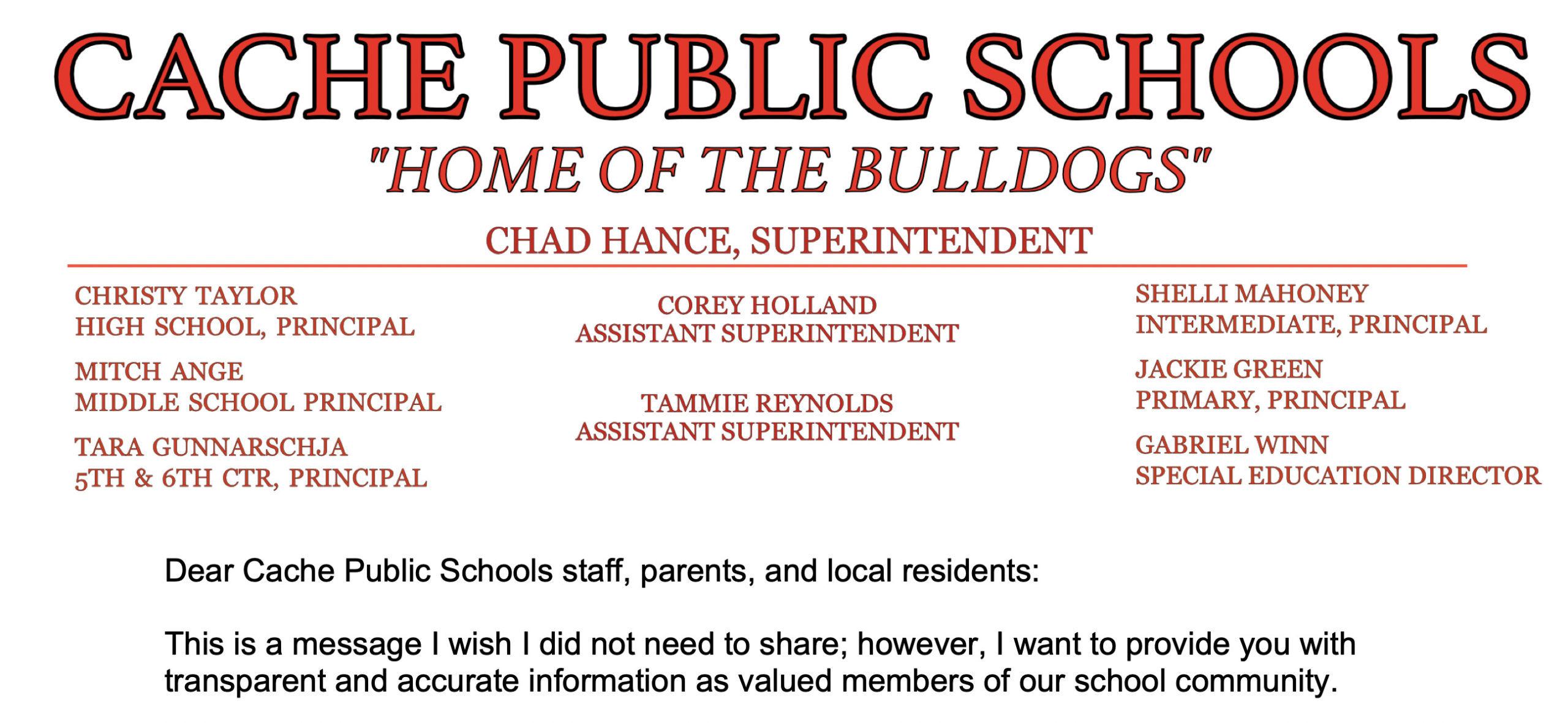 Cache Public Schools