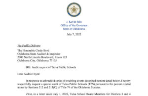 Stitt requests a special audit of Tulsa Public Schools Tulsa Public Schools