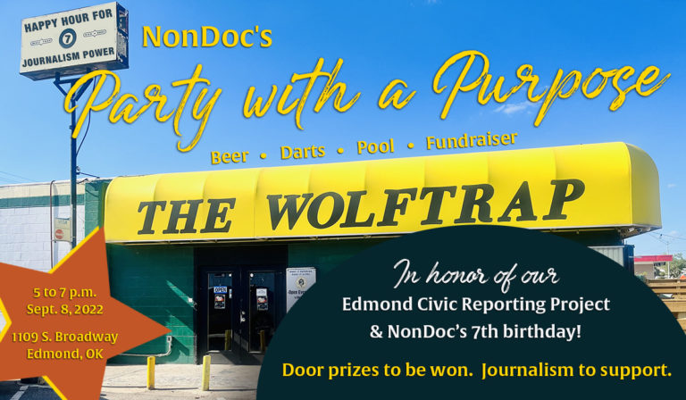 Happy hour: Celebrate NonDoc’s 7th birthday at The Wolftrap in Edmond