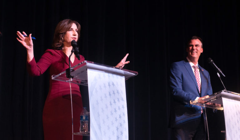 Debate: Stitt, Hofmeister tussle over state performance, McGirt and abortion