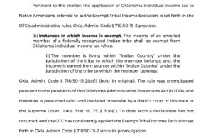 ‘Precedential’ Tax Commission ruling on tribal tax exemption could lead to federal lawsuit tax exemption, Tax Commission