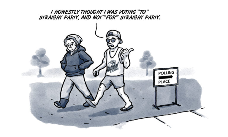 Straight party voting throws quite a rager in Oklahoma