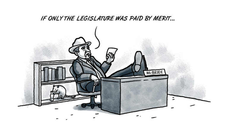 Budget hearing previews the last ride of Mark McBride