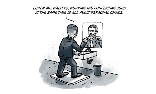 The two jobs of Ryan Walters