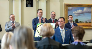 Stitt sticks to tax cuts, school choice funding in 5th State of the State
