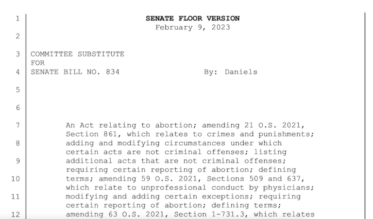 Abortion ruling lands as bill proposing rape, incest exception nears deadline
