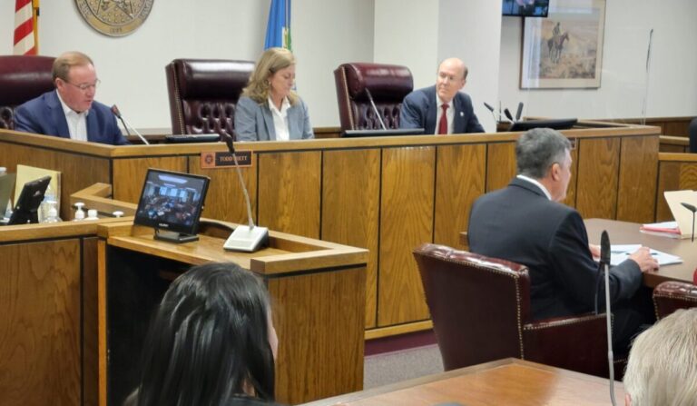 Corporation Commission discusses SB 1103 on electricity rates, declines action