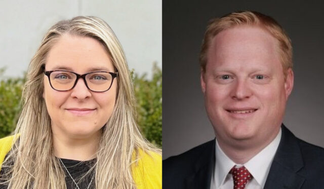 Ashley Bradley, Tom Robins sbs Ward 1 Edmond City Council debate