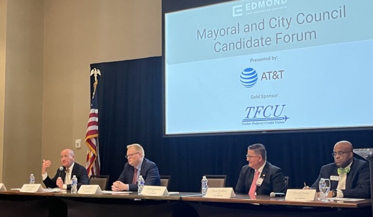 Edmond mayoral and city council candidates discuss development, transportation, nonprofits