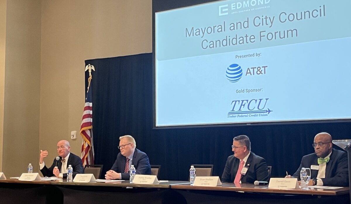 Edmond mayoral and city council candidates discuss development, transportation, nonprofits