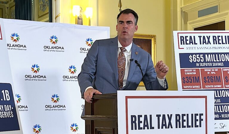 Angry over education and tax policy, Stitt vetoes 20 ‘unrelated’ Senate bills