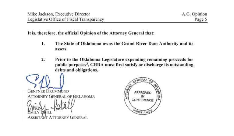 AG opinion reiterates GRDA bonds’ backing, but loan capacity question lingers