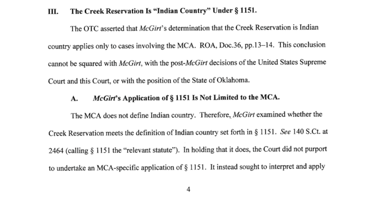 Stroble case asks OK Supreme Court to decide income tax rules on reservations