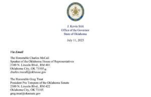Stitt’s counsel to Legislature: Drummond lacks authority to take over gaming compact suit