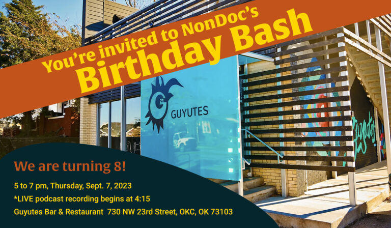 Happy hour: Salute NonDoc’s 8th birthday at Guyutes