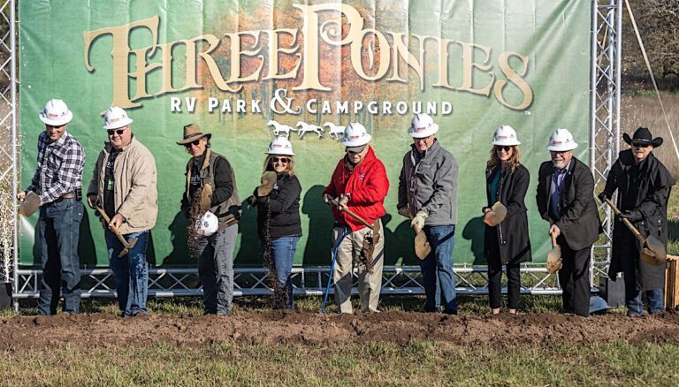 Three Ponies RV Park breaks ground as precursor to American Heartland Theme Park