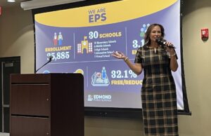 Grunewald talks bond election, new dual-enrollment program at EPS State of the Schools EPS State of the Schools bond election