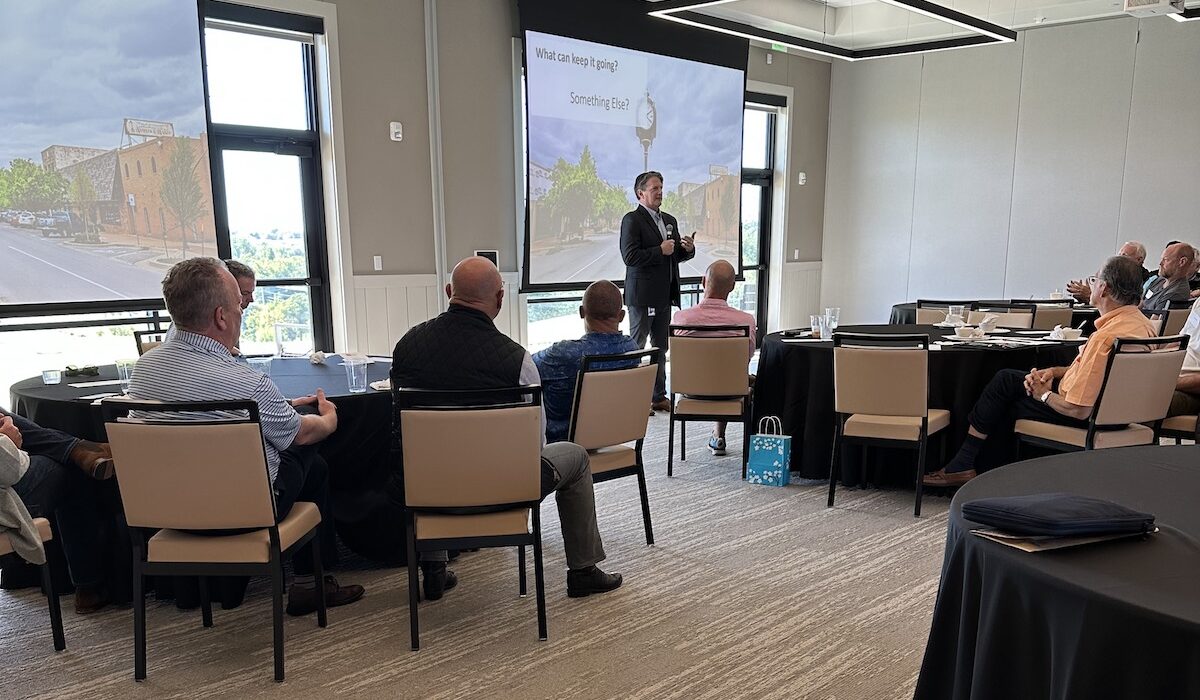 Second downtown TIF district, RTA rail station, discussed at Edmond Alliance luncheon