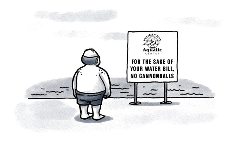 The water meter spins at the Edmond aquatic center