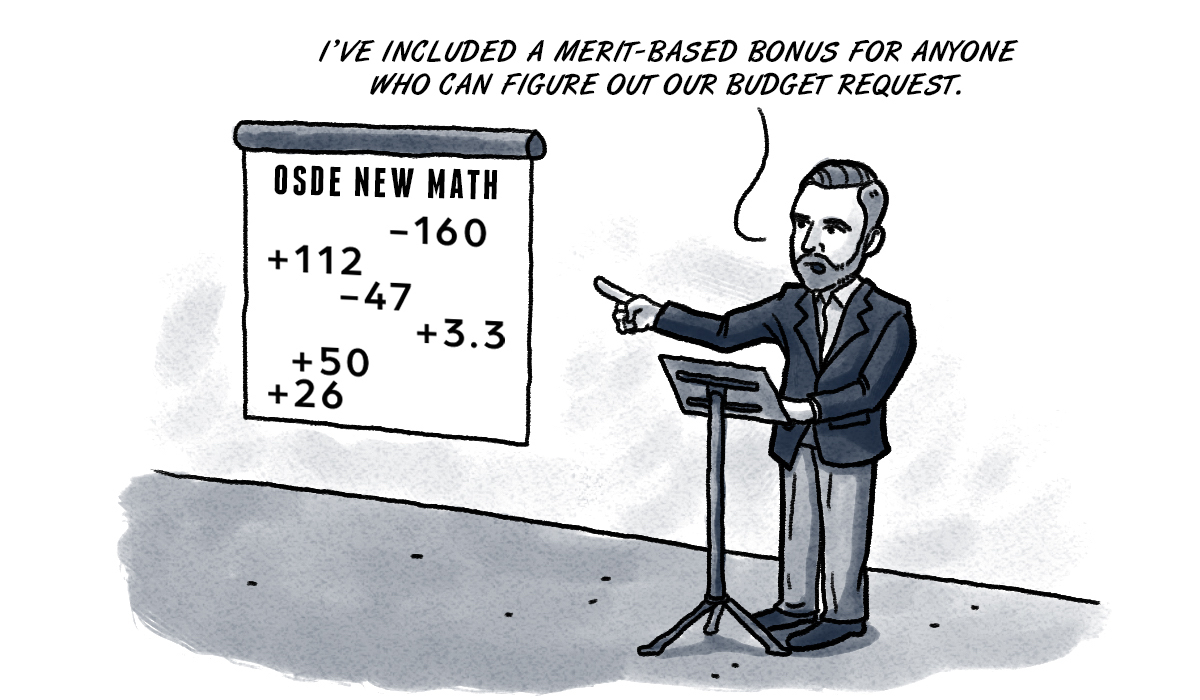Ryan Walters new math budget request