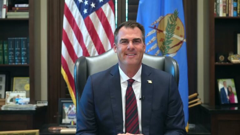 Video of Stitt’s ‘cheer’ for cockfighting organization draws criticism