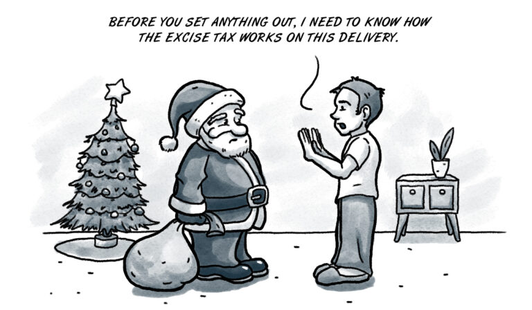 Ooops, Santa left his tax exempt certificate at home
