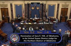 Sara Hill confirmed as federal judge for Northern District of Oklahoma Sara Hill confirmed