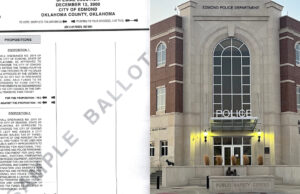 An odd 2000 ballot question set undisclosed baseline funding for Edmond police, fire Edmond police funding