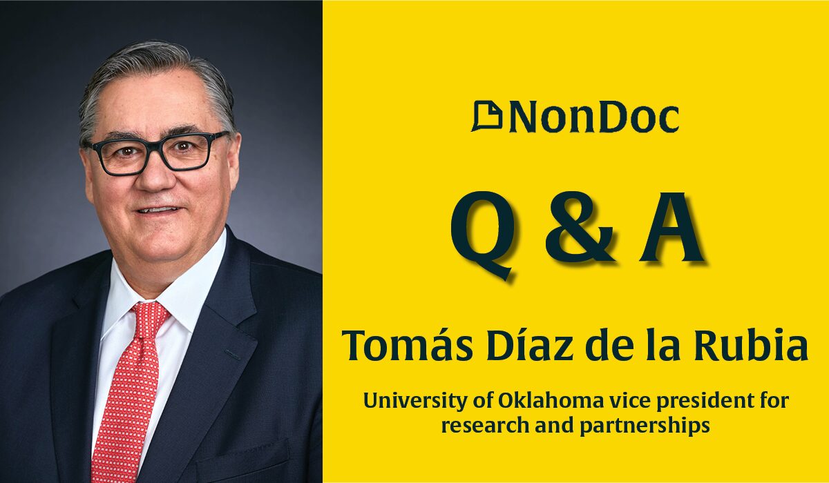 Lasers, satellites and race cars: OU’s Tomás Díaz de la Rubia loves science