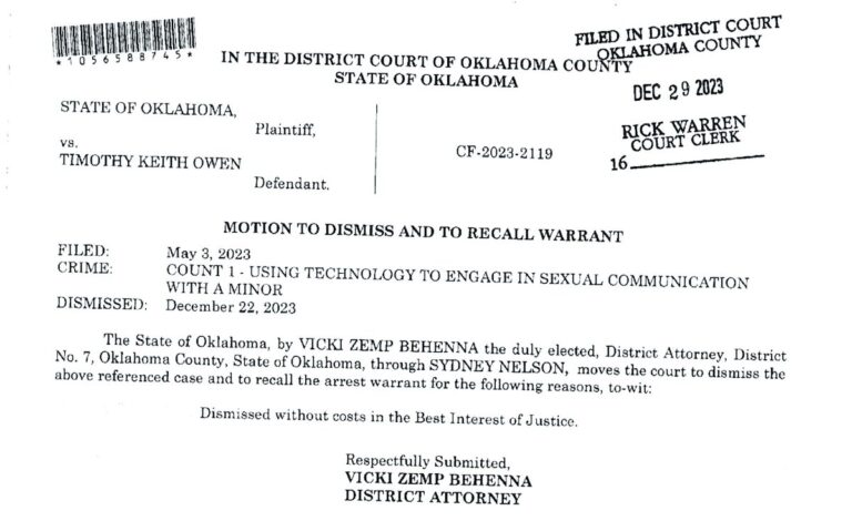 Charge dismissed against former EPD employee accused of sexting minor family member